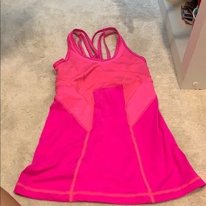 Hot pink Lulu lemon tank top